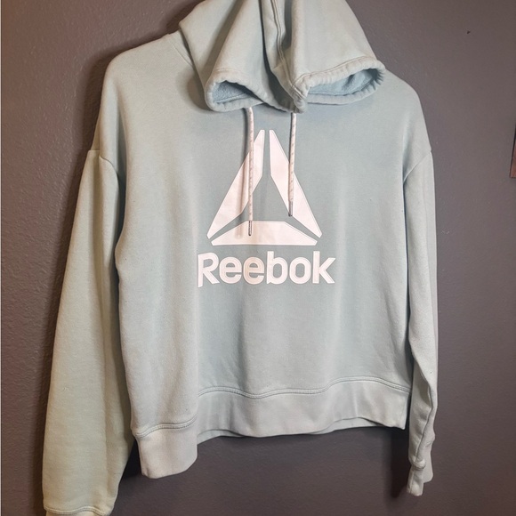 Reebok‎ Sky Blue Pullover Hoodie - Picture 5 of 8